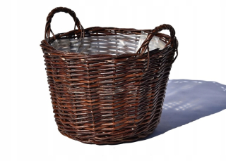 Prútený kvetináč Plášť prútený hrniec 22 cm