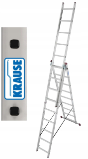 Krause Corda rebrík 3x9 pracovná výška 6,20 m