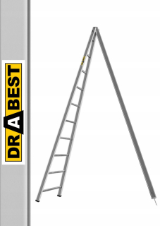 Záhradný rebrík zváral 10 stupňov DRABest 5 rokov