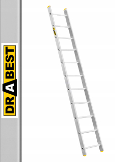 Hliníkový rebrík 1x11 Pro Drabest+Hook