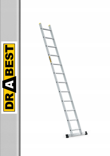 Hliníkový rebrík 1x12 Pro Drabest+Hook