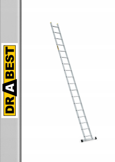 Hliníkový rebrík 1x18 Pro Drabest+Hook