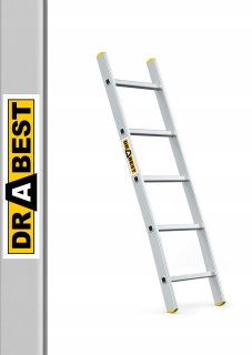 Hliníkový rebrík 1x5 Pro Drabest +Hook