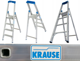 Krause Home Warehouse Ladder (3 stupne+platforma)