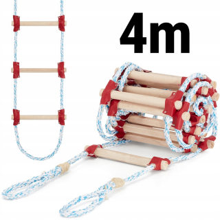 Rebrík lana pre 4 m certifikovanú strechu