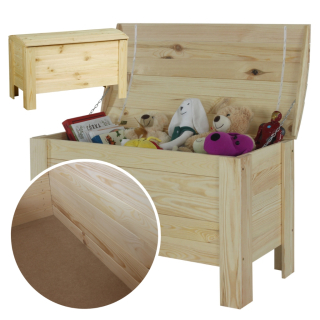 Záhradný úložný box - Drevený kmeň pre hračky Pine hrudník, prevodovka Eco Garden balkón