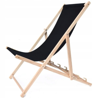 Záhradné lehátko - Bahama Drevená záhrada Deckchair, zafarbená,