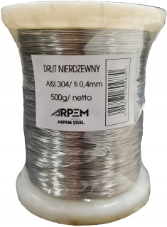 Včelársky drôt - Nerezový nerezový drôt 0,4 mm včelárstvo pre 500 g rámu