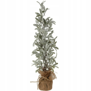 Vianočný stromček 60 cm biele bobule