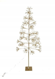 Zlatý strom LED 125 cm
