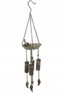 Dekoračný doplnok do záhrady - Metal Bell Z191 Závesný dekorácia darček vták
