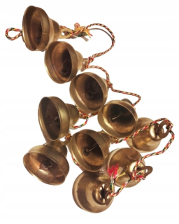 Zvonkohra do záhrady - Windy Bells India 100 cm na šnúre 10 x 5,5 cm