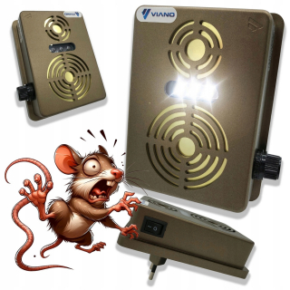 Repelent, plašič pre zvieratá - Elektronický repeleler na myších myších potkanoch Radar Strobe