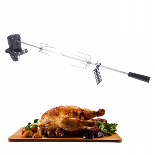 Elektrický rotisserie kemping pľuva pražcový gril