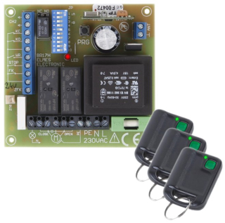 Pohon na bránu - Elmes STP Gate Controller s 230V pilotom motora