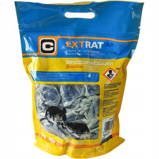 Extratická jedovatá mäkká pasta 3 kg pre myši potkany