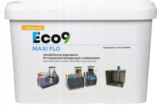 Prostriedok do žumpy, septiku - ECO9 maxflo kyslíkové liečebné závody po dobu roka