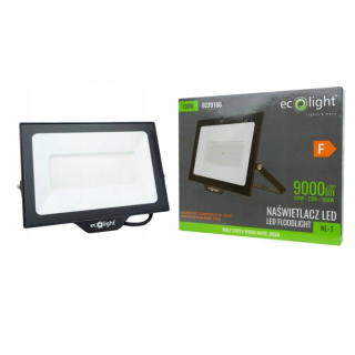 Záhradné halogény - EcoLight LED svetlomet Vonkajšie vnútorné halogénové 100W 3000K pre garáž