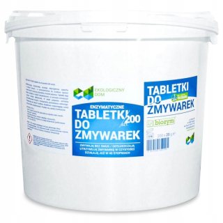 Prostriedok do žumpy, septiku - Tablety Eco Dish Washer Tablets bez fosfátového biosymu 200 200