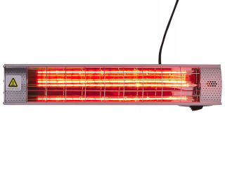 Terasový plynový ohrievač - Strieborná stena Radiator 2000 W