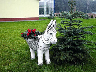 Záhradná betónová postava - 157 kozmetických osla !!!