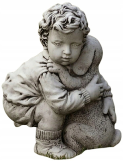 Záhradná figúrka - Garden Figure Boy so psom