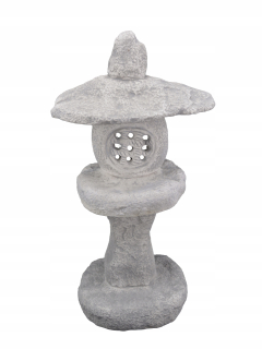 Záhradná postava betónová lampa japonská pagoda