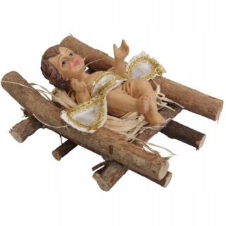 Ježiš figurín v škôlke na seno
