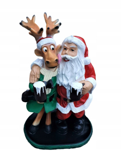 ZÁHRADNÁ POSTAVKA - Santa s modelom soba i