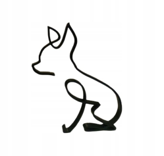 Figurínová dekorácia socha psa dekor chihuahua