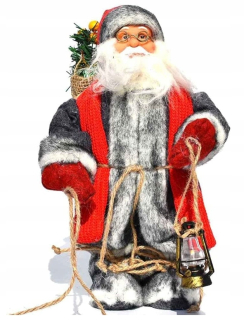 Svätý Nicholas dekoratívna šedá 30 cm