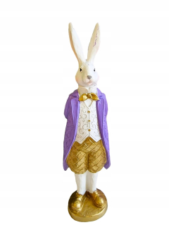 Veľkonočná figúrka pán Zając Rabbit IV Violet