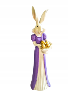Veľkonočná figúrka Lady Rabbit III Violet