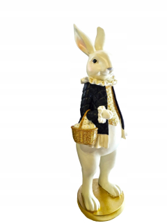 Veľkonočná figurína Lady Rabbit VI čierna