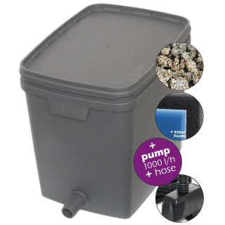 20L vodný rybník filter s 1 000 l čerpadlom