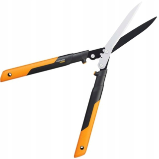 Záhradné nožnice - TLAKOVÉ nožnice na živý plot FISKARS POWER GEARX HSX92