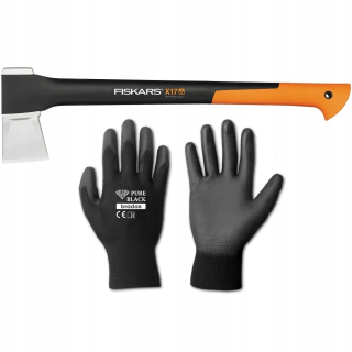 Sekera - FISKARS Štiepacia sekera X17 1015641 rukavice