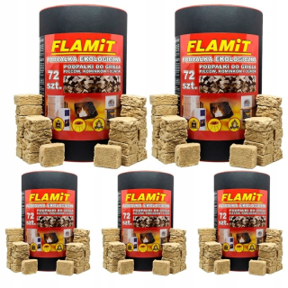 Brikety, uhlie na grilovanie - 5 × Flamit 0,4 kg druh