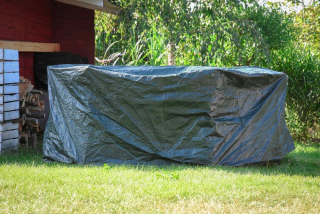 Kryt na záhradný nábytok - Záhradný kryt tabuľky 540x175x120 roh