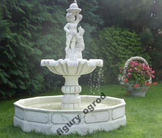 Fontánový chlapec so psom + pumpou M109 !!