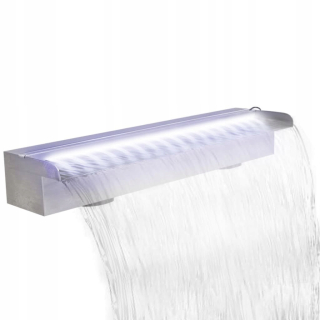 Fontána vodného rybníka s osvetlením LED 60 cm