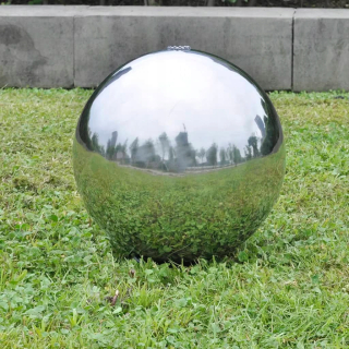 Garden fontána guľa z nehrdzavejúcej ocele 30 cm LED