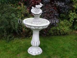 Fontána betónové vtáky vtáky jazdiace 110 cm
