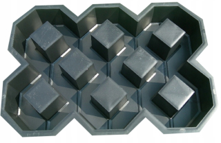 Dlažobné kocky - Forma formy Eko Jumbo Openwork CD 60x40