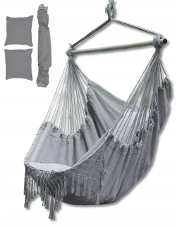 Závesné hojdacie kreslo - Brazílske kreslo xxl 170x150cm 2 podchy kreslo