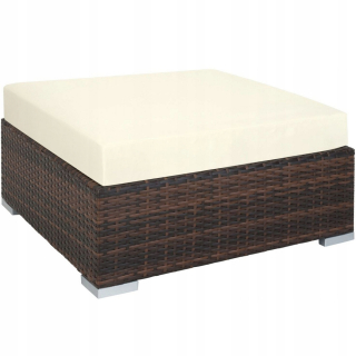 Záhradný stôl, stoličky - Rattan Pouf Garden Pouf pre terasu