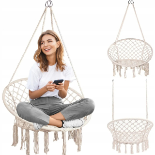 Hamak do záhrady - Stolička zavesenie Storky Nest Swing Hammock