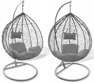 Závesné hojdacie kreslo - Závesné kreslo záhradné hojdačky Cocoon Basket +Rám