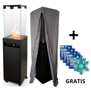 Terasový plynový ohrievač - Faro Planika Gas Gastplace + Cover + Free