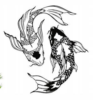 Feng Shui, Koi Fish Art, Metal Sculpture etgshop80